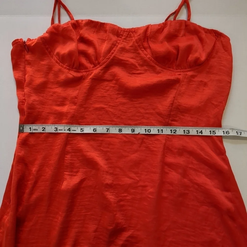 Princess Polly Women's Red Mini Slip Dress, Size 10 - Picture 6 of 10